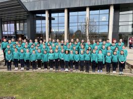 School Choir Visit SSE Arena for Peace Proms Practice