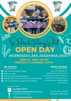 Primary 1 Open Day - Wednesday 3rd December 2025